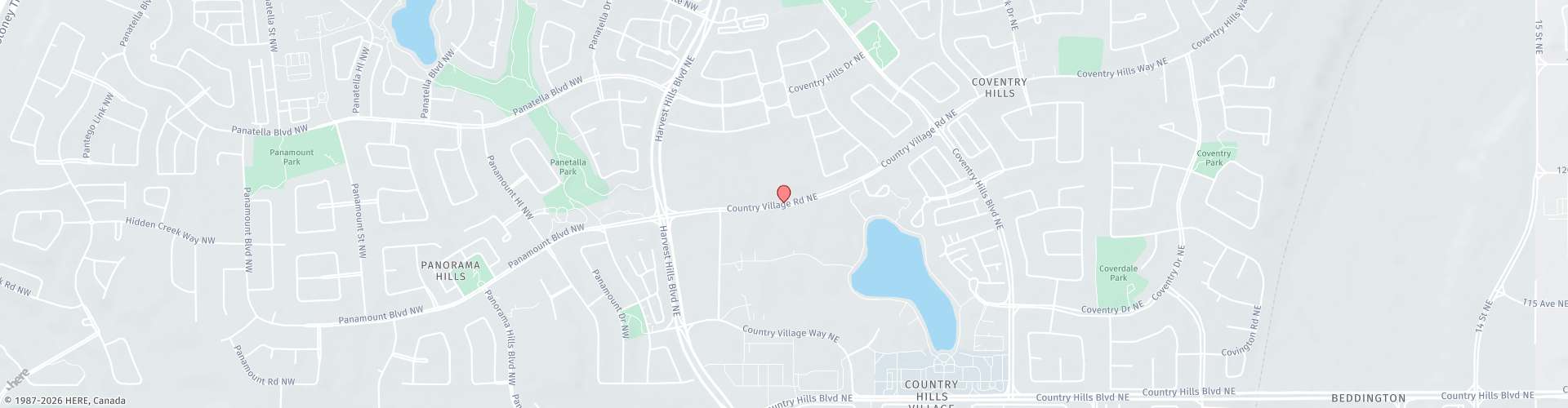 Location Map: 130 Country Village Rd NE Calgary, Alberta T3K 6B8